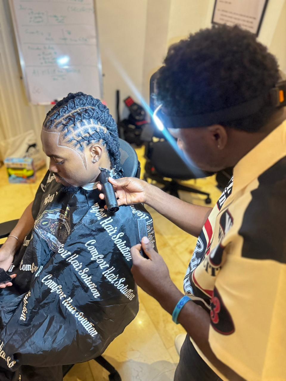 Protective braids styling